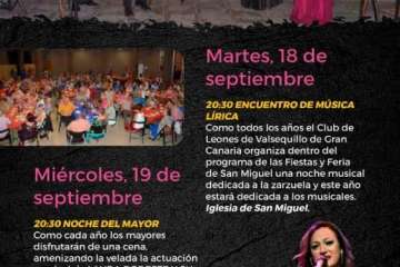 Programa de fiestas de San Miguel 2018 (Foto TA)